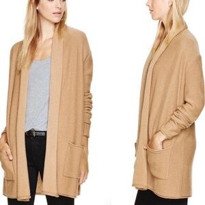 Loft Women's Tan Open Front Sweater